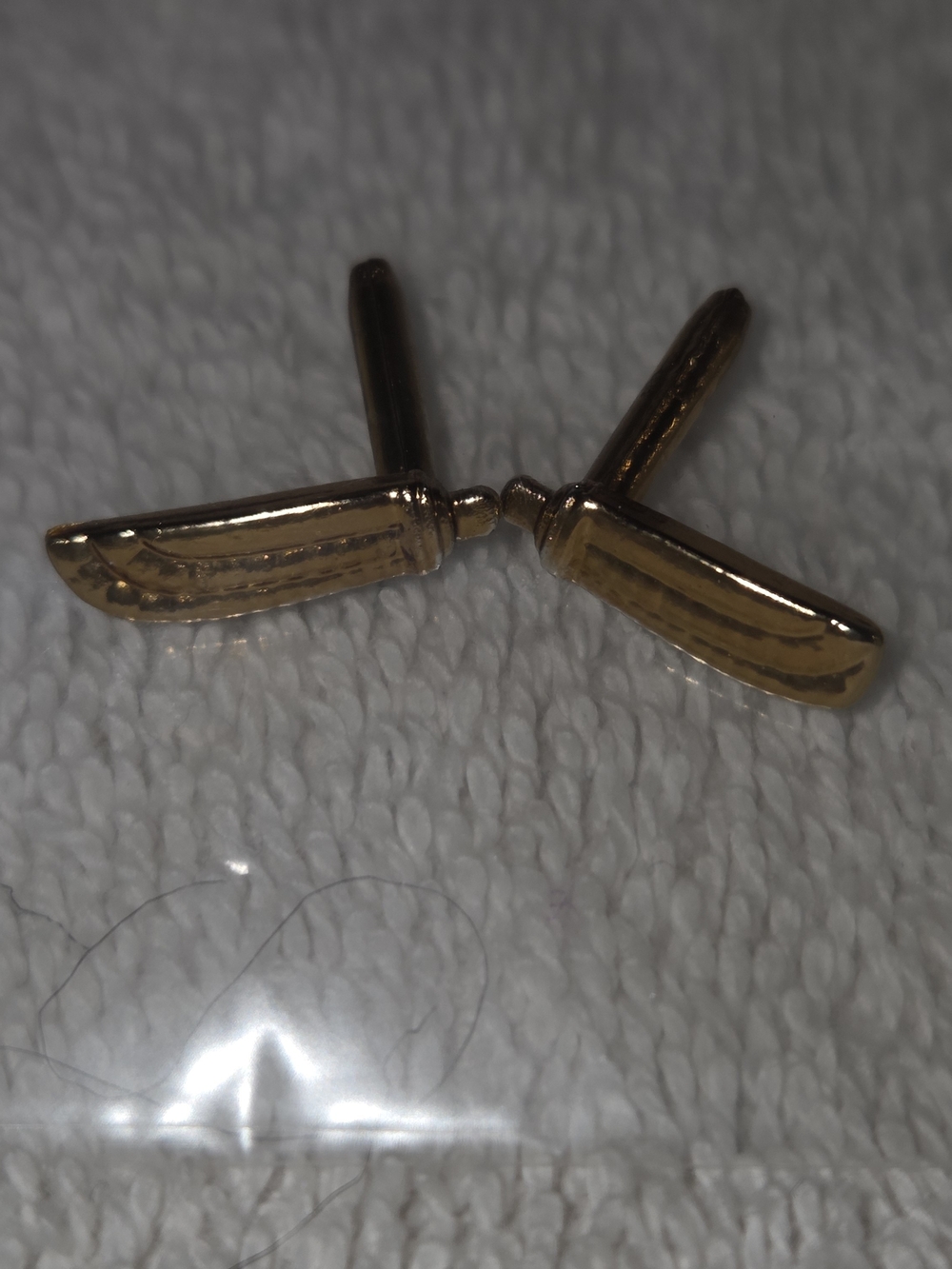 Mattel Monster High Gold Doll Earrings Pair